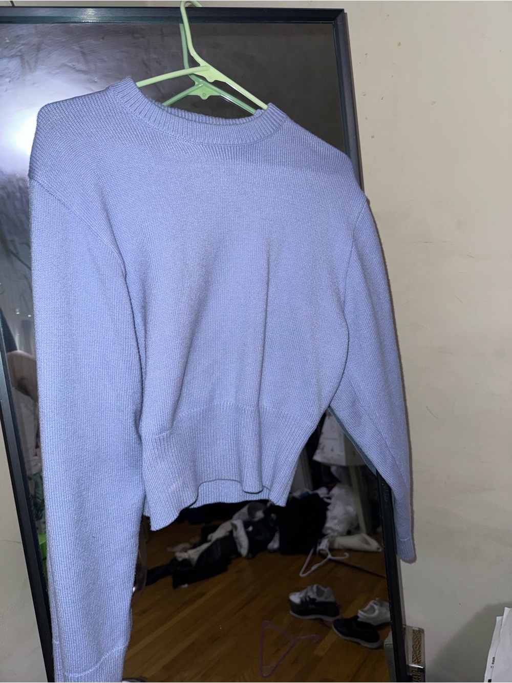 Zara blue Crewneck Sweater